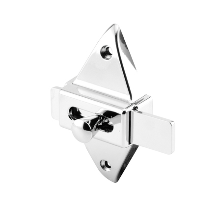 Prime-Line 2-3/4 in. Hole Center Spacing Slide Latch, Diecast Zamak Construction, Chrome Plated Single Pack 656-6596